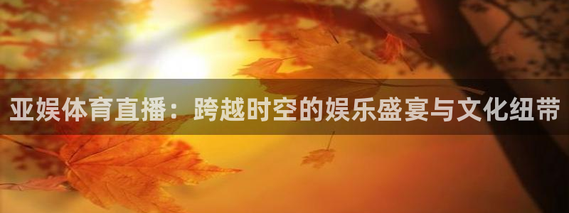 新足球直播吧最流畅的体育直播吧：亚娱体育直播：跨越时空的娱乐盛宴与文化纽带